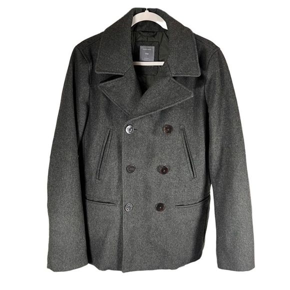 GAP Jackets & Coats Gap Wool Pea Coat Color Green Size Medium